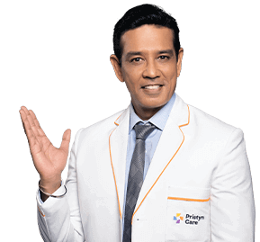 Image of Anup Soni in Pristyncare's doctor uniform