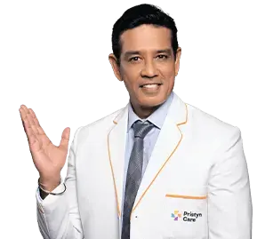 anup soni image pointing to download pristyncare mobile app