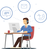 Contact support illustration