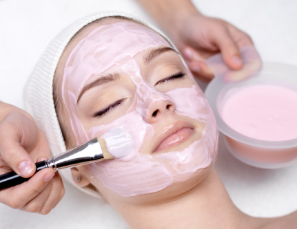 pink barbie facial treatment