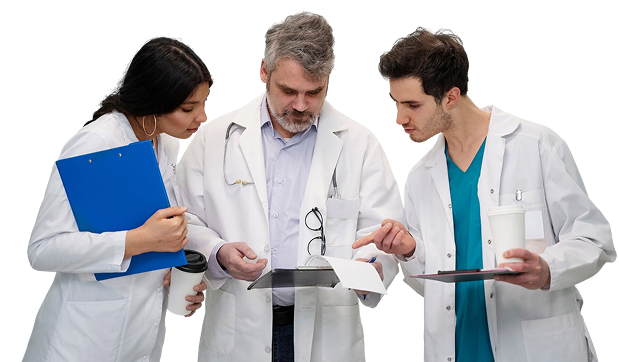 Doctors discussing